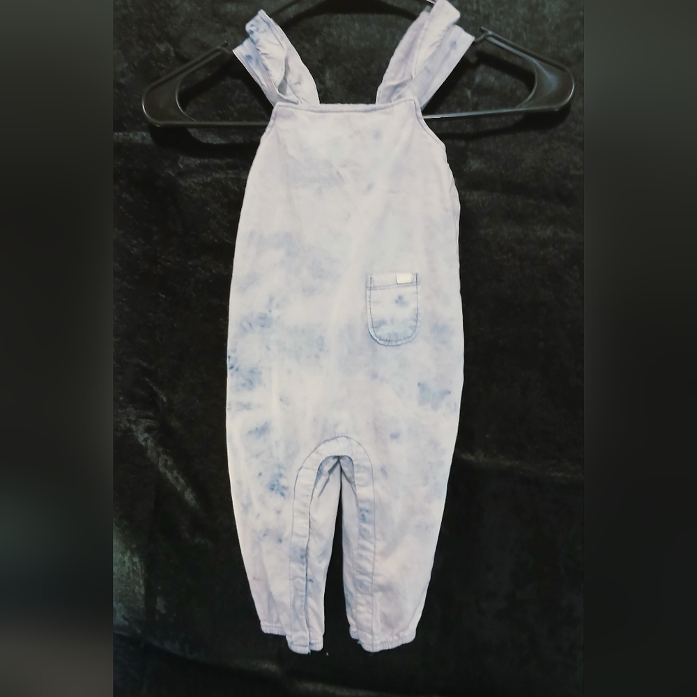 7 For All Mankind Blue Tie-Dye Kids One Piece